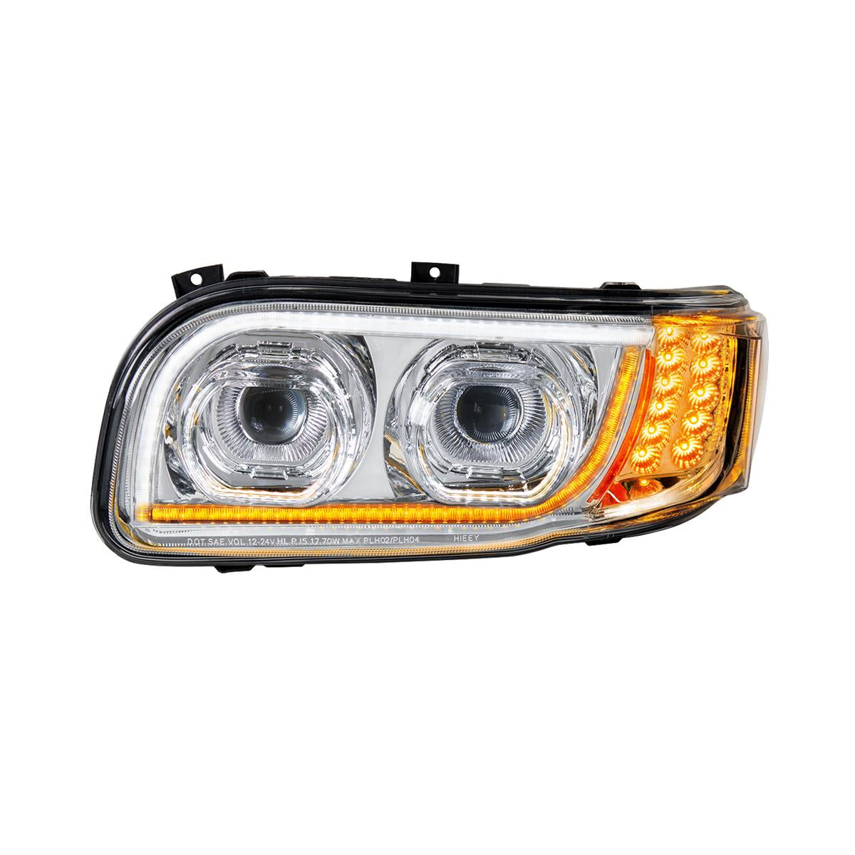 Peterbilt 388/389 High Power 100% LED Headlight - Berube's Truck Accessories