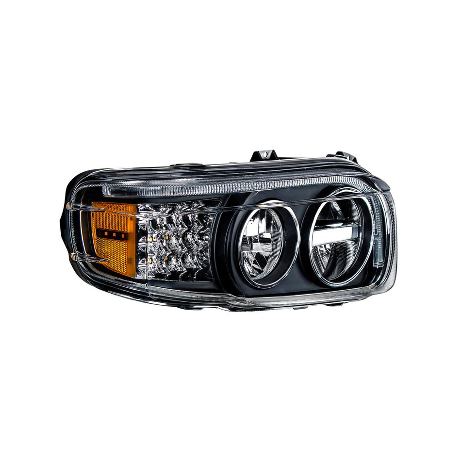 Peterbilt 388/389 LED Headlight w LED Turn Signals