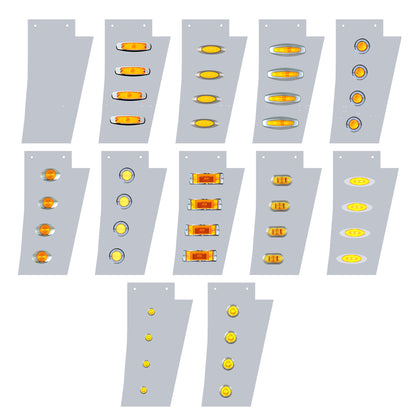 Peterbilt 388 Wide Cowl Extensions