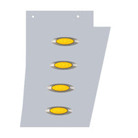 Peterbilt 389 Wide Cowl Extensions