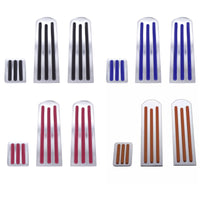 Peterbilt Chrome Pedal Set w Colored Inserts