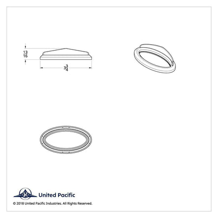 Peterbilt Door Emblem Bezel