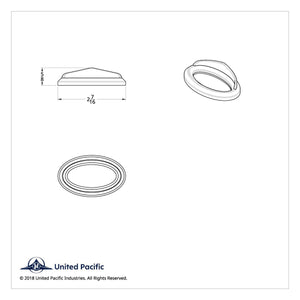 Peterbilt Glove Box Emblem Bezel