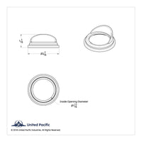 Peterbilt Small Gauge Bezel w/ Visor