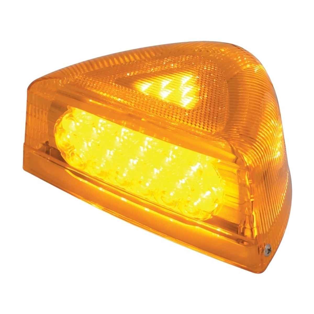 Peterbilt Amber LED Directional With Chrome Inner Base