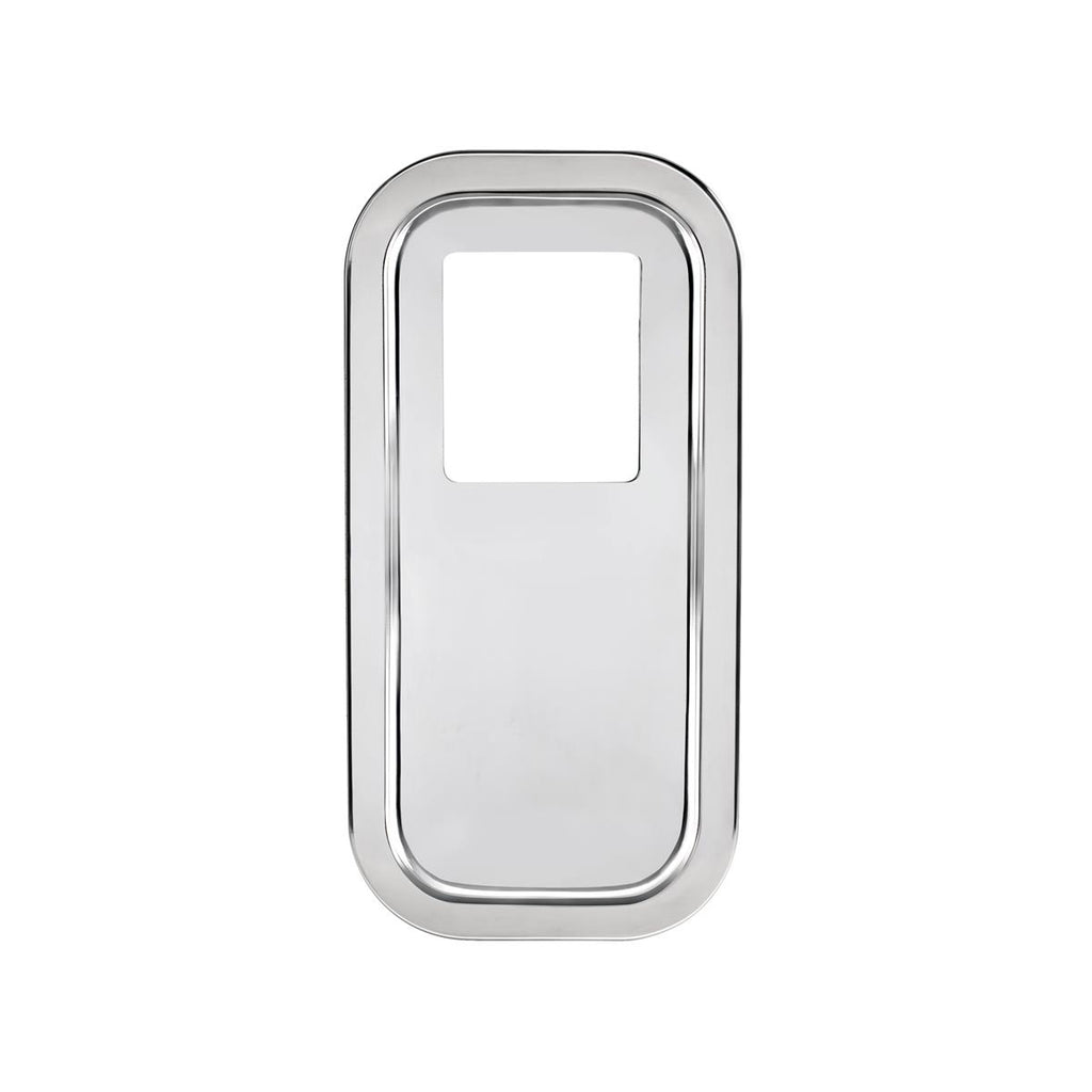 Peterbilt Stainless Shift Plate Cover - Extended Hood