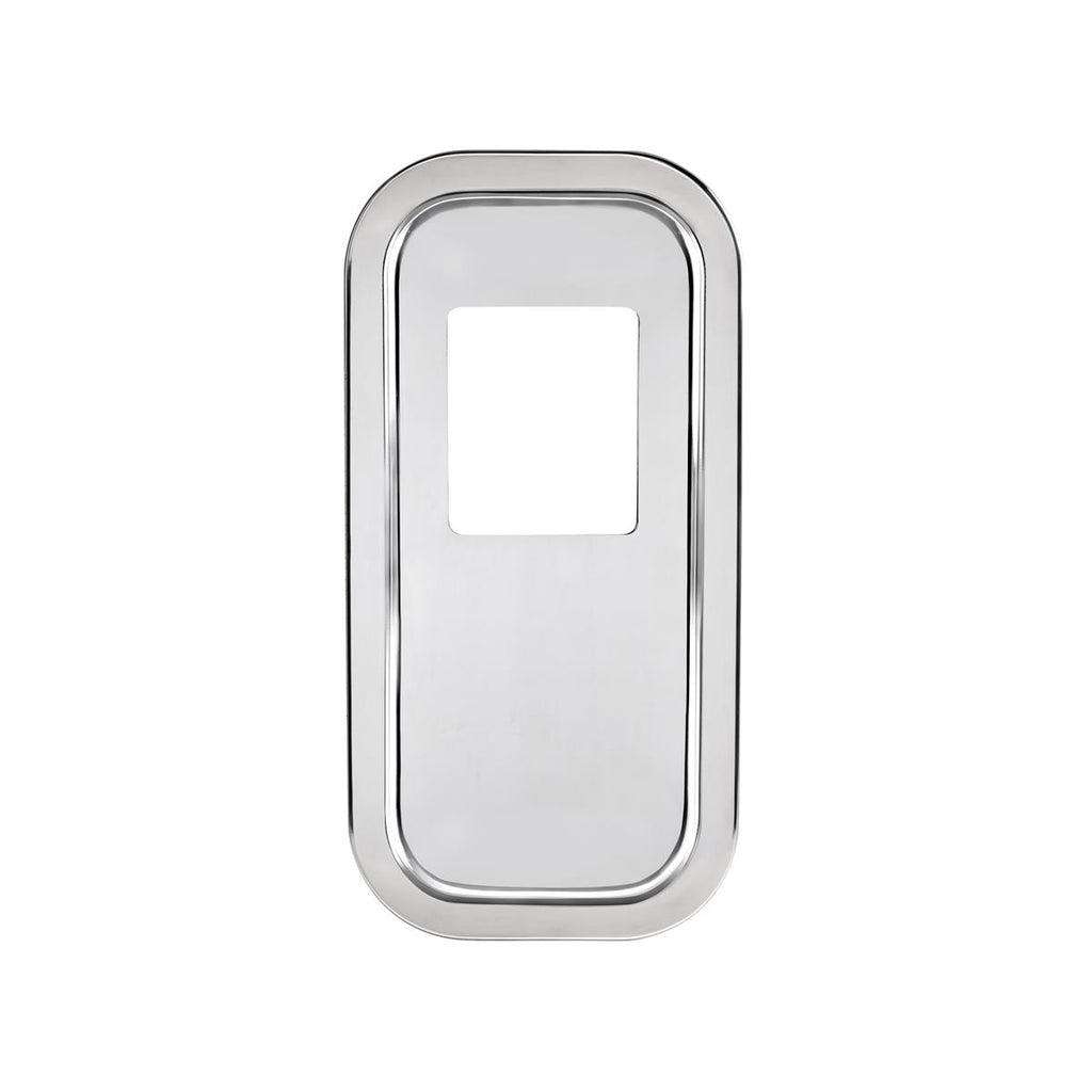Peterbilt Stainless Shift Plate Cover - Short Hood