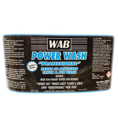 WAB Power Wash Cleaner - Blue (1 Gal., 5 Gal. or 55 Gal.)