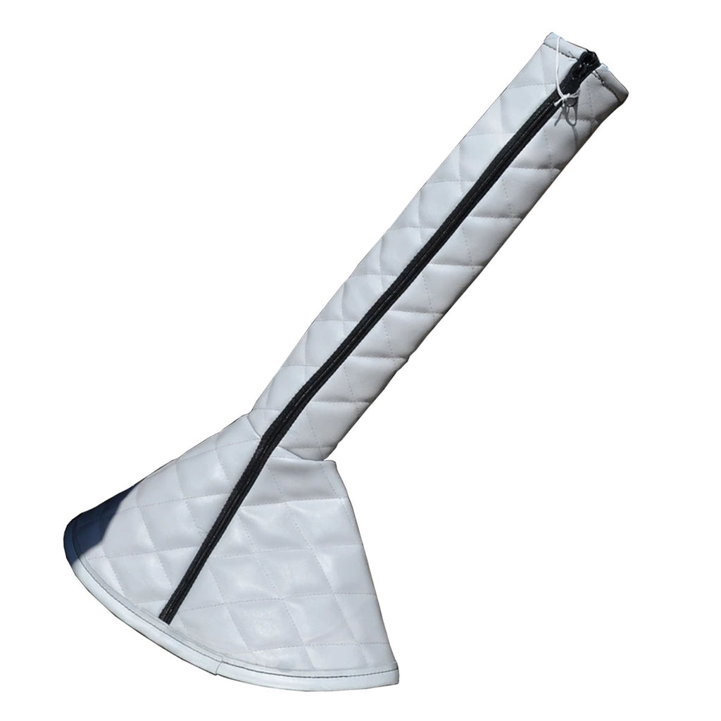 Quilted Vinyl Gear Shift Boot Covers by Robert James Berube's Truck