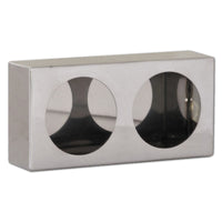 Round or Oval Light Boxes (1, 2 or 3 light holes, various finishes)