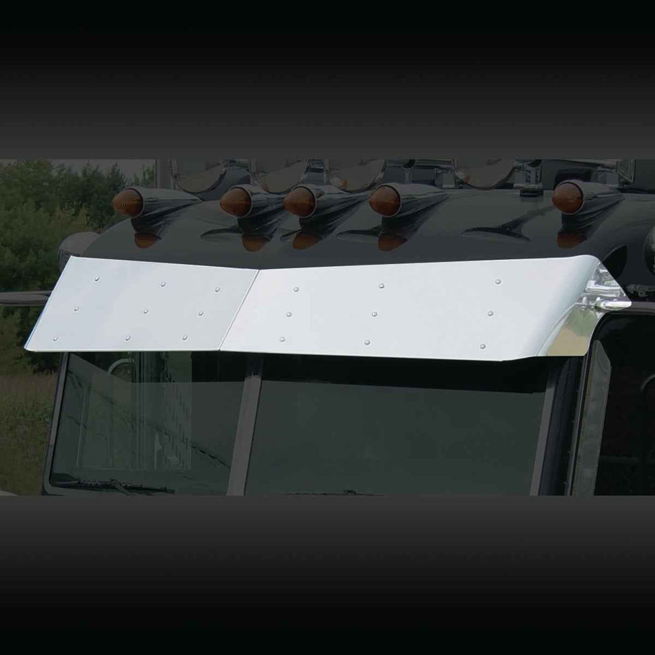 Peterbilt 379/389 Ultra Cab Monster Bowtie Visor by Roadworks