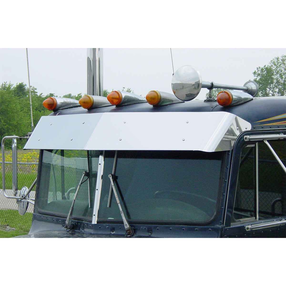 Peterbilt 359 11" & 13" Drop Visor by Roadworks