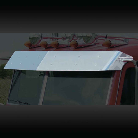 Peterbilt 379/389 Flat Top 11" Drop Visor by Roadworks