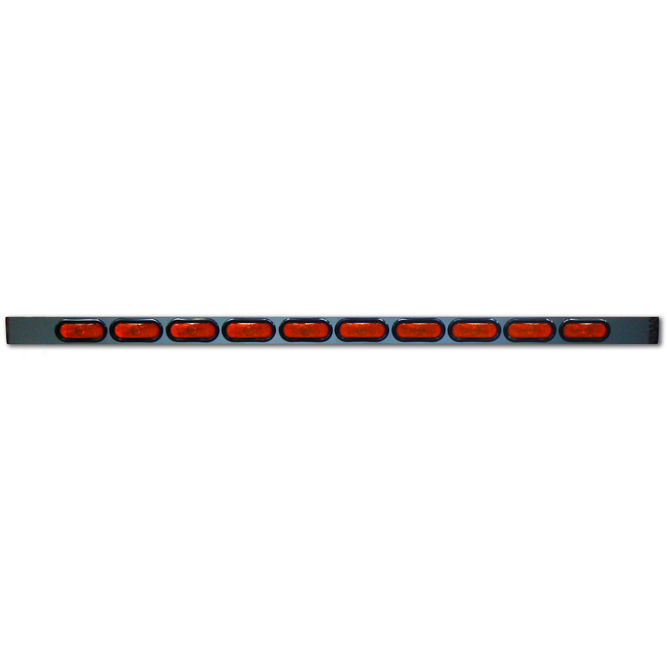 Roadworks 4" Face & 94" Length Bumper Bars w Oval Light Holes