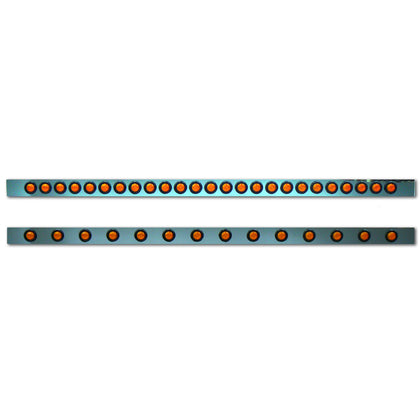 Roadworks 4" Face & 94" Length Bars w 2" Round Light Holes