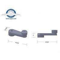 Chrome Window Hand Crank