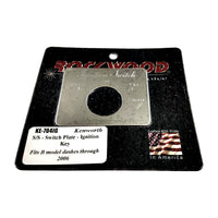 Rockwood Engraved Ignition Switch Plate