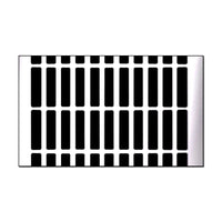 Roadwork's Peterbilt 388 or 389 Punched Grill Inserts