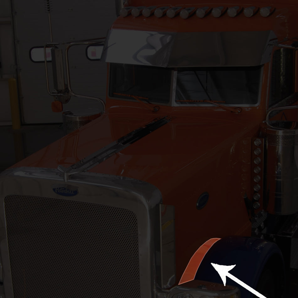 Roadwork's Peterbilt 389 Inner Fender Trims - Bolt Mount