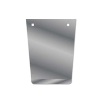 Roadworks Stainless Steel Mud Flap Center Plate