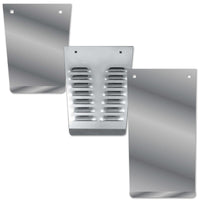 Roadworks Stainless Steel Mud Flap Center Plate