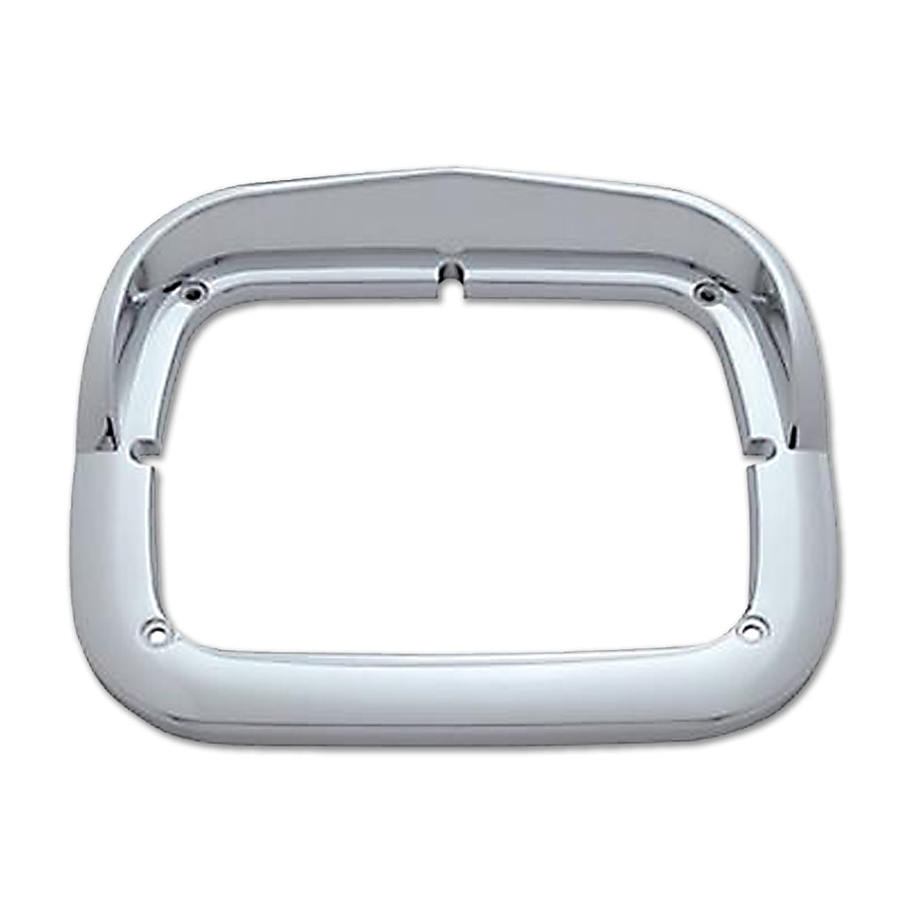 Single Rectangle Headlight Bezel with Visor – Berube's Truck Accessories