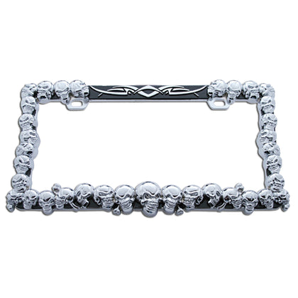 Skulls License Plate Frame