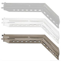 Spring Loaded Angled Flap Hangers (1 1/8" inch Bolt Spacing & Various Finishes)