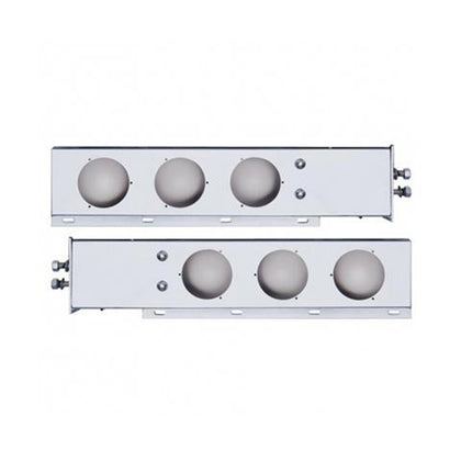 Spring Loaded Mud Flap Bars w 4" Light Holes