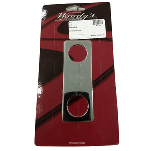 Stainless Steel Brake Knob Trim w Engraved Logo