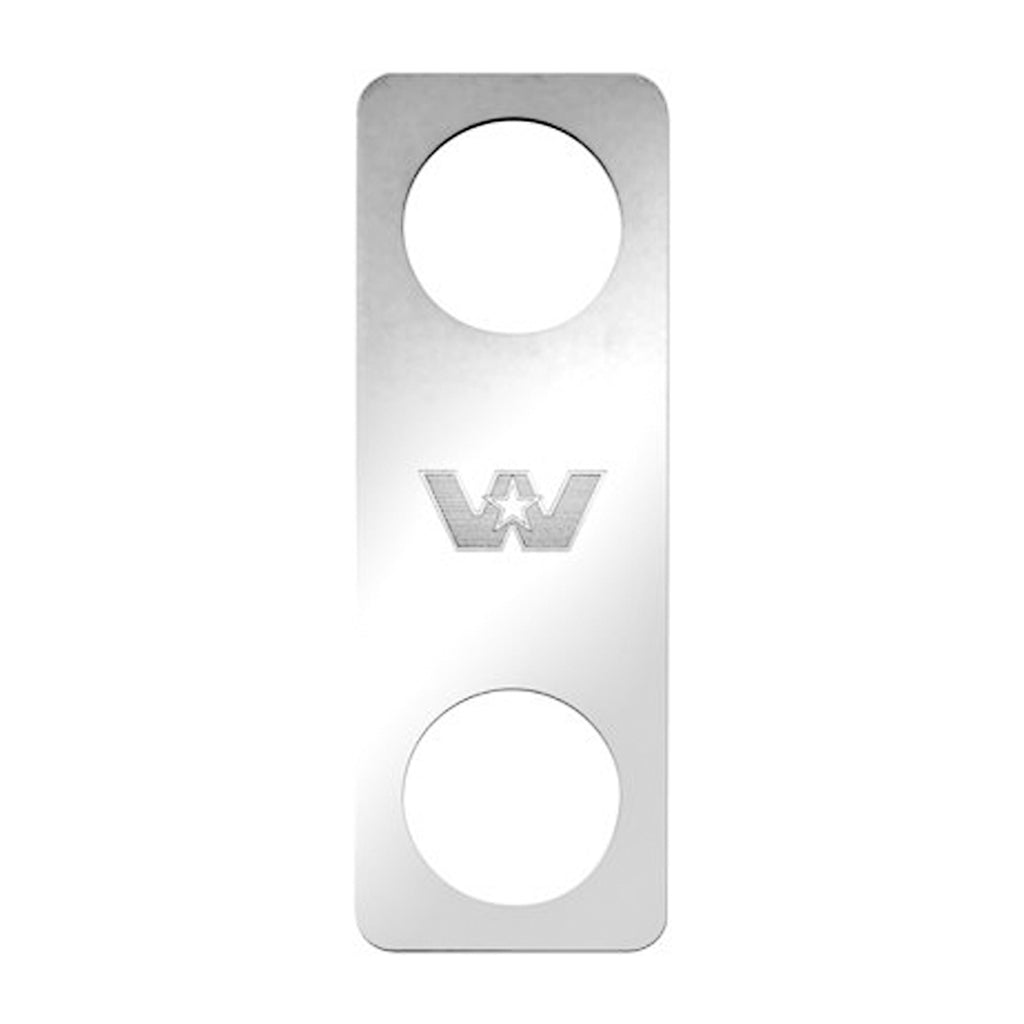 Stainless Steel Brake Knob Trim w Engraved Logo