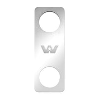 Stainless Steel Brake Knob Trim w Engraved Logo