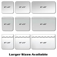 Stainless Steel Permit Panels (Various Sizes & Mounts)