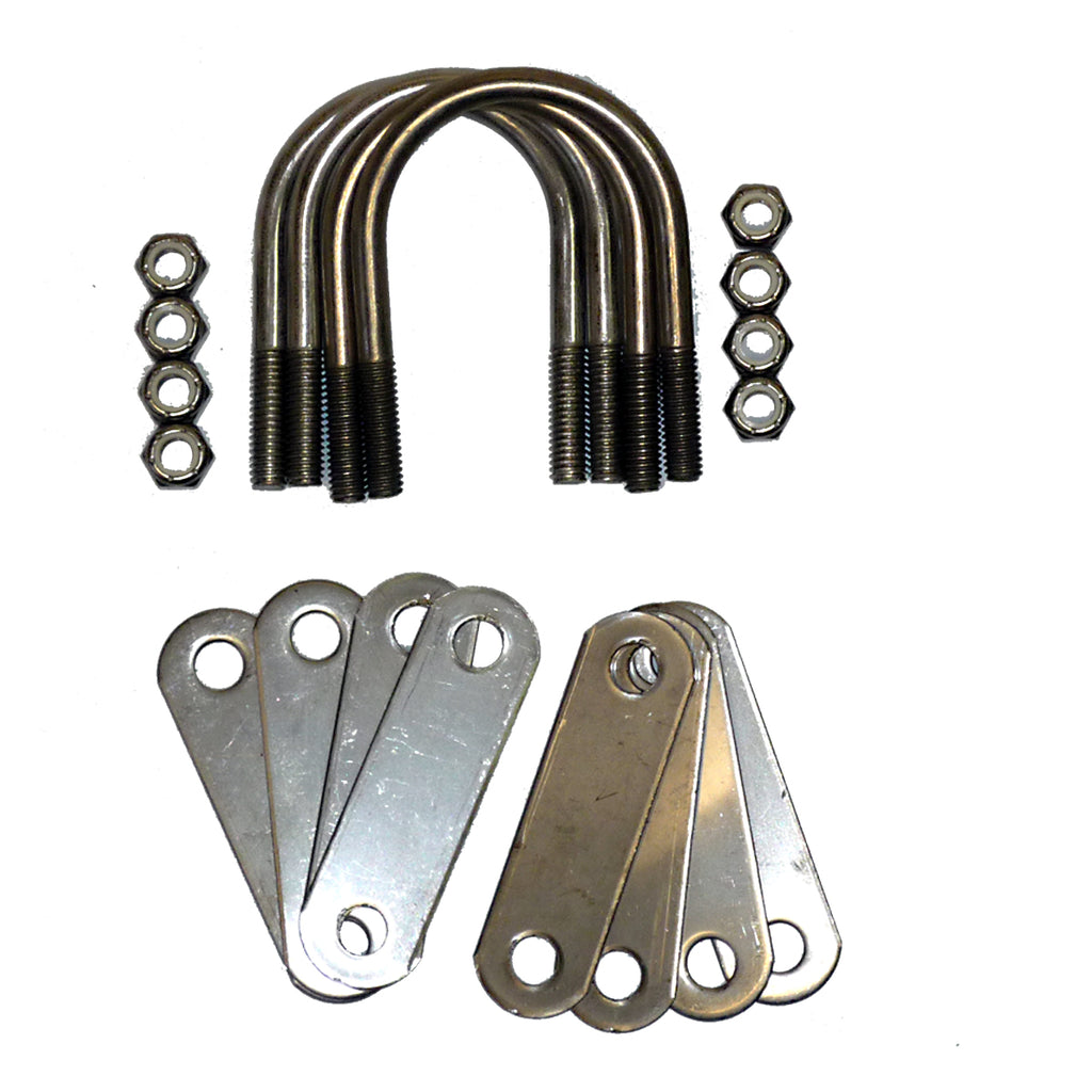 Products Stainless Steel UBolt Kit (4 mounts) Berube's Truck Accessories