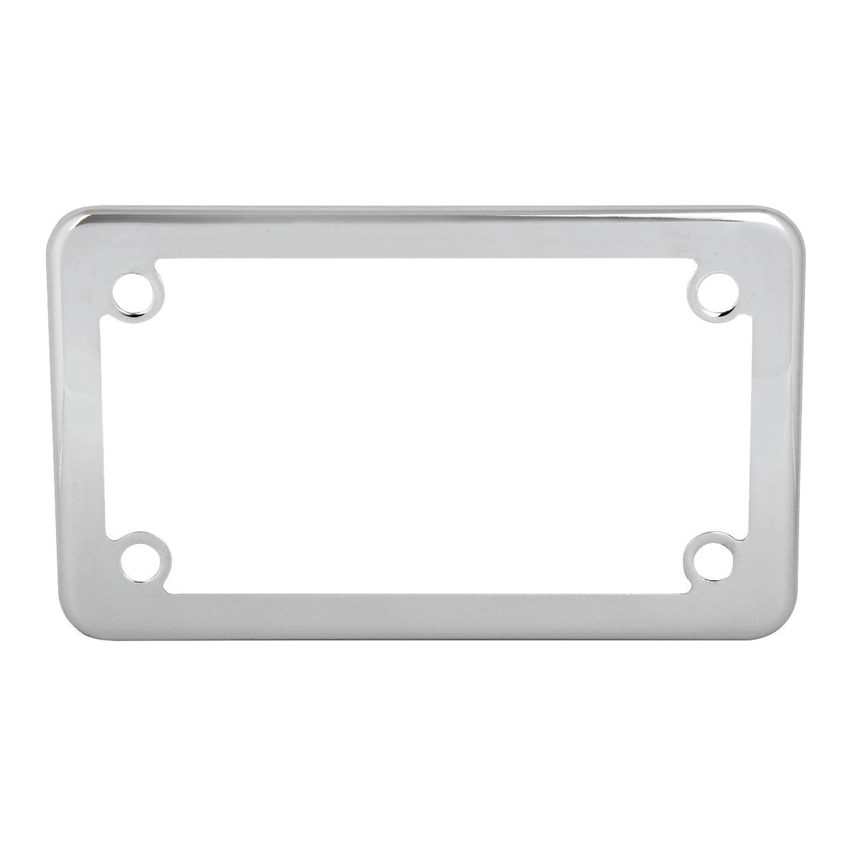 Motorcycle License Plate Frame Stainless Steel - Berube's Truck Accessories