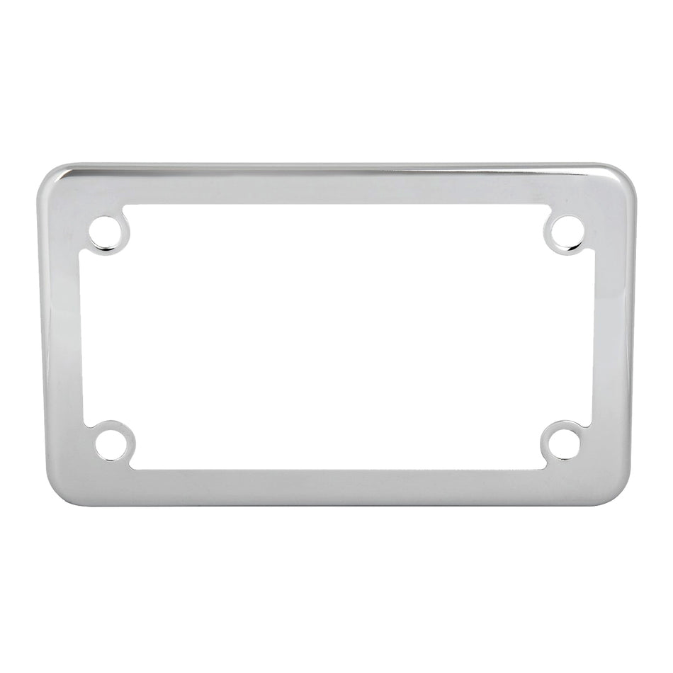 Motorcycle License Plate Frame Stainless Steel - Berube's Truck Accessories