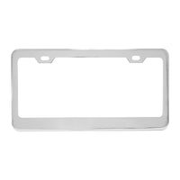 Stainless Steel Wide Bottom License Plate Frame