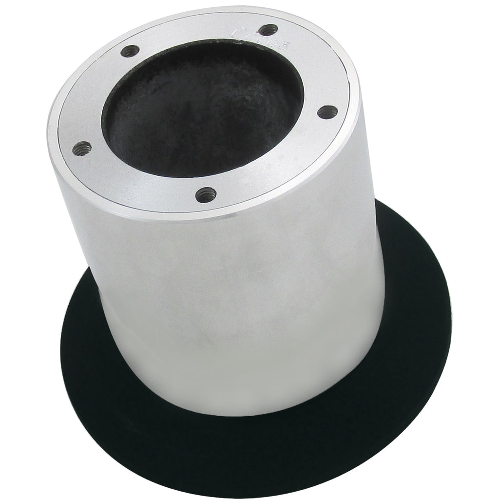 5 Hole Hub with Polished Aluminum Finish