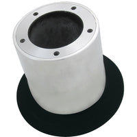 5 Hole Hub with Polished Aluminum Finish