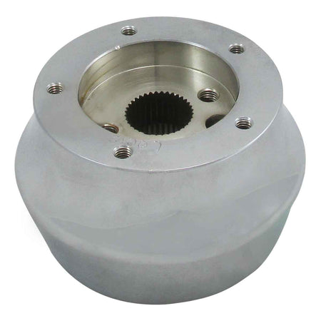 5 Hole Hub with Polished Aluminum Finish