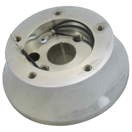 5 Hole Hub with Polished Aluminum Finish