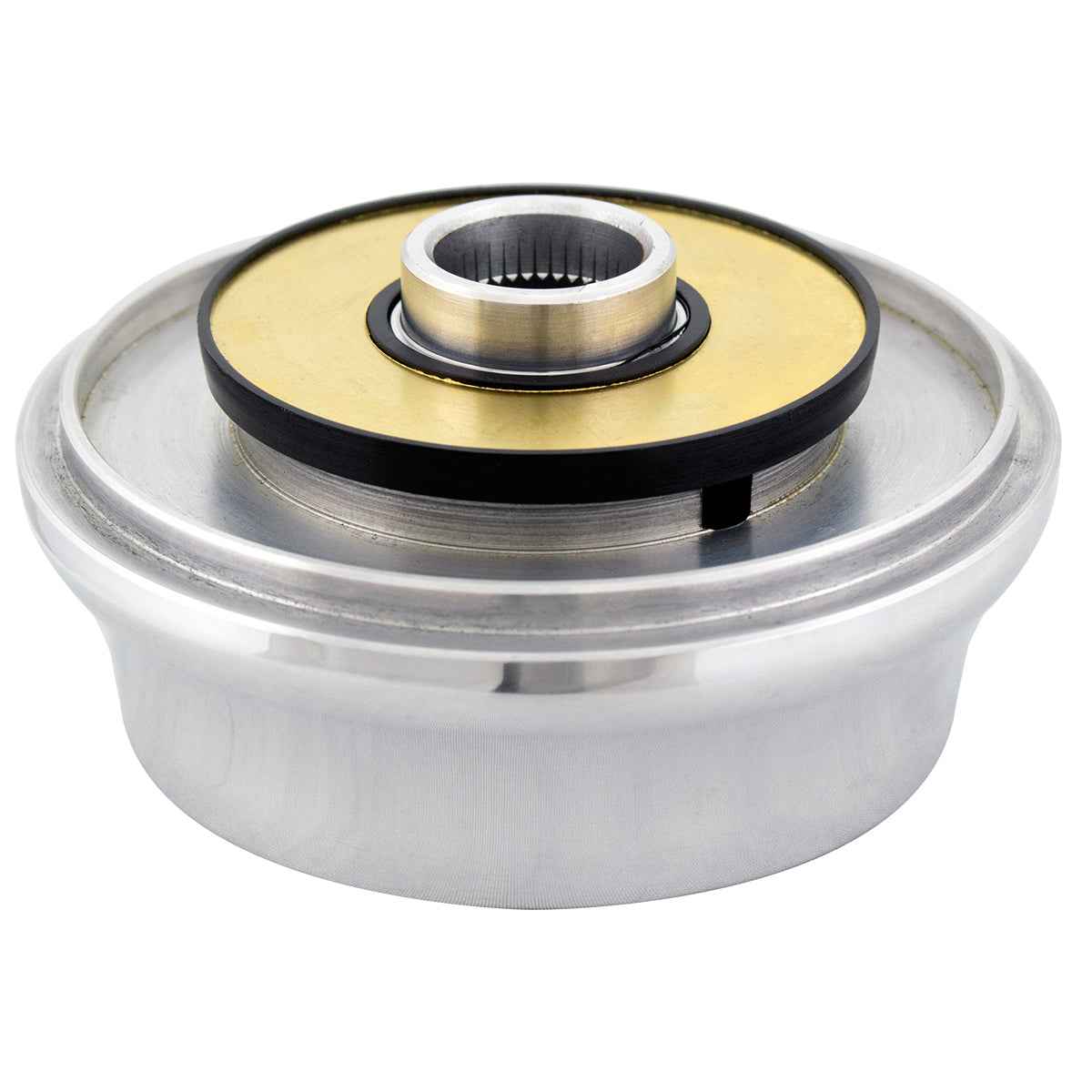 5 Hole Hub with Polished Aluminum Finish
