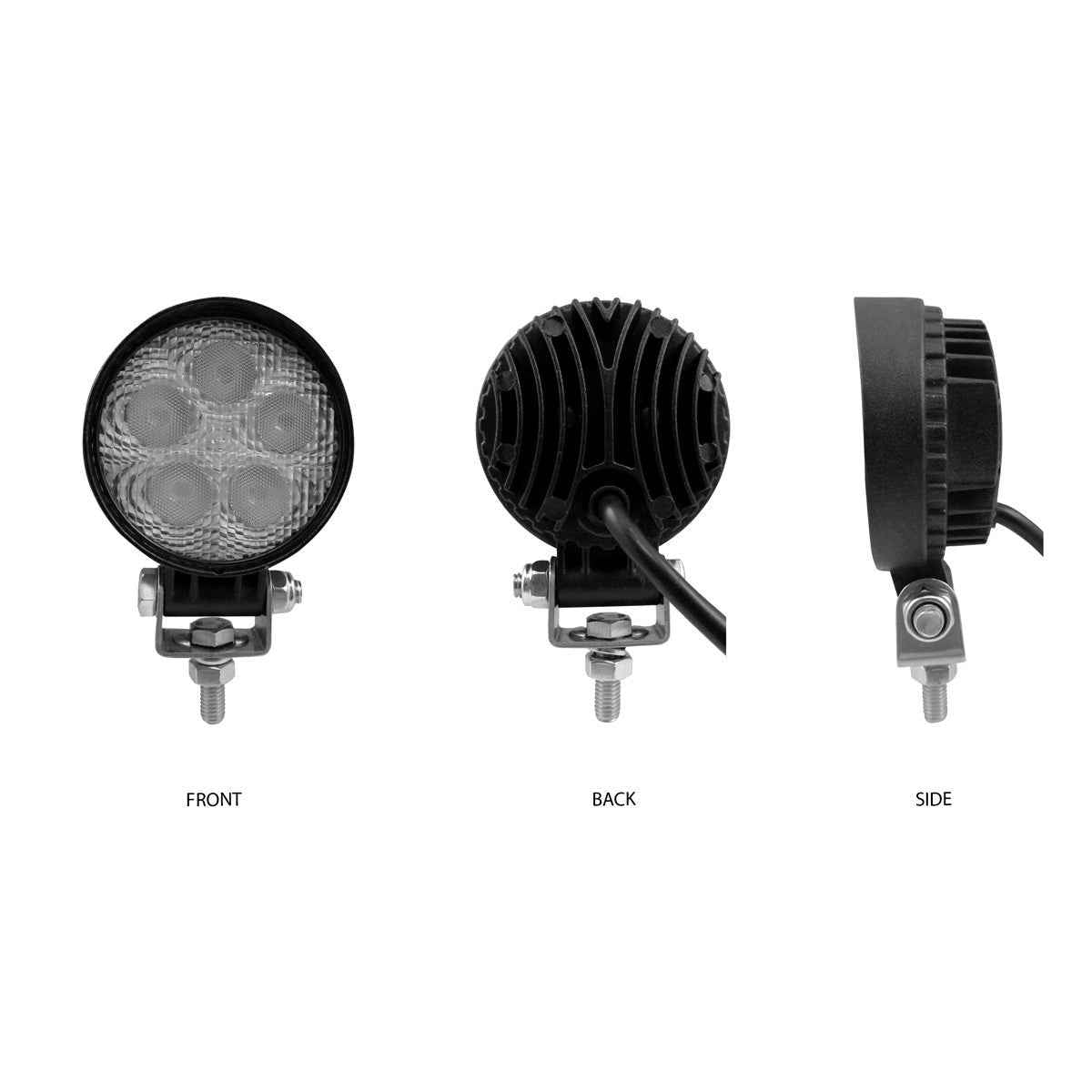 3" Round LED Spot Beam and flood Beam Work Lamps