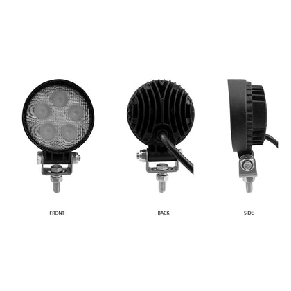 3" Round  LED Spot Beam and flood Beam Work Lamps