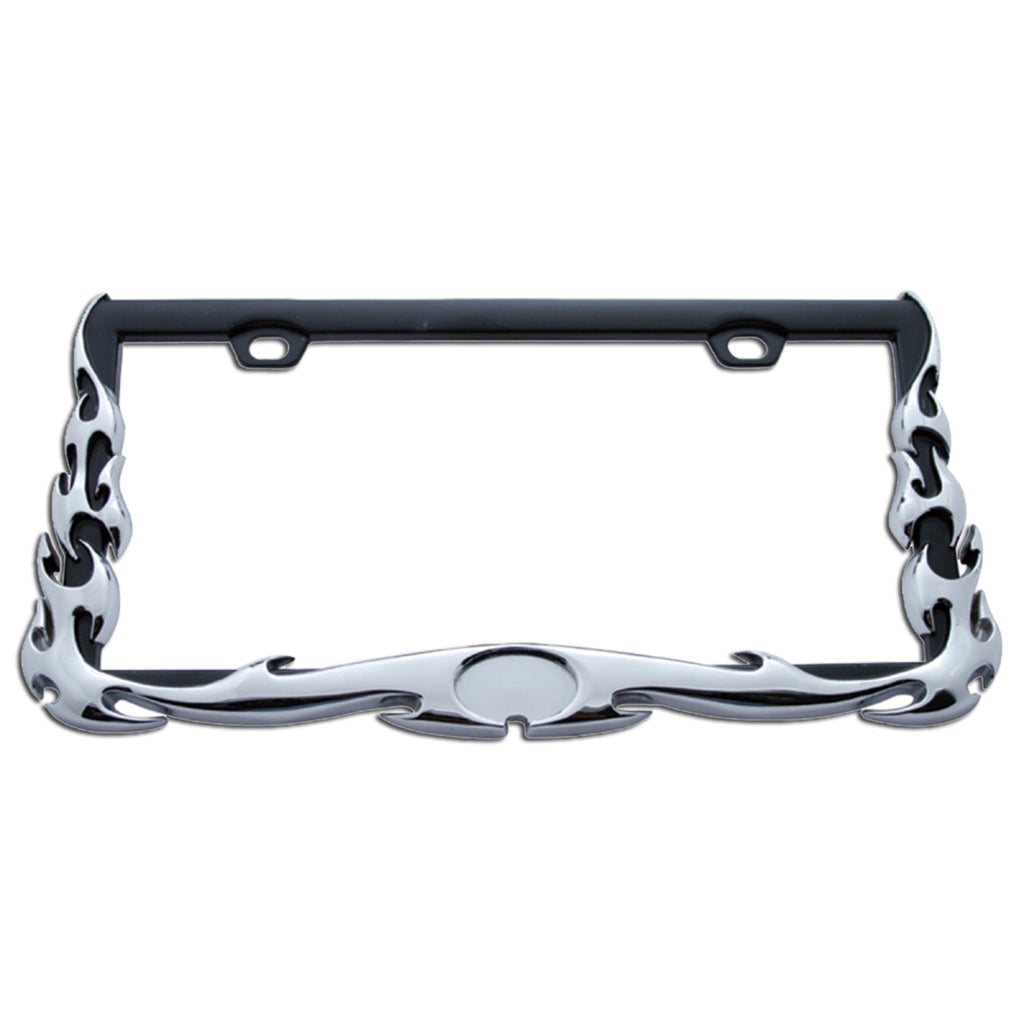 Tribal Flame License Plate Flame