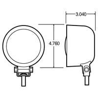 Truck-Lite 80-Series, 5" Round (2500 or 1100 Lumen) Spot Lights