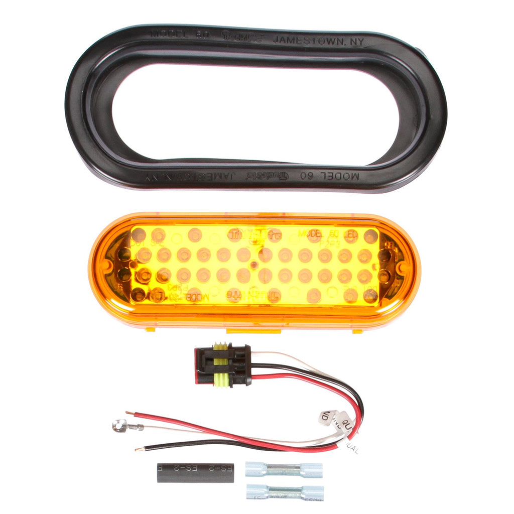 Truck-lite 6 Oval Amber Strobe LED Light – Berube's Truck Accessories