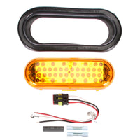 Truck-lite 6" Oval Amber Strobe LED Light