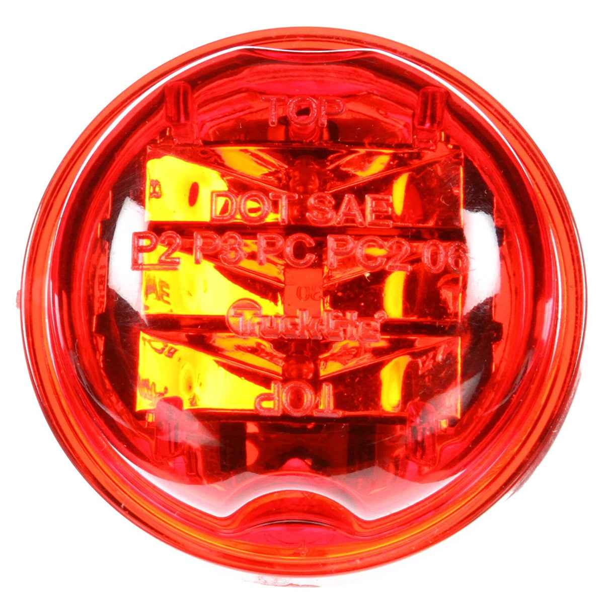Truck-lite 2" Round Red High Profile LED Light