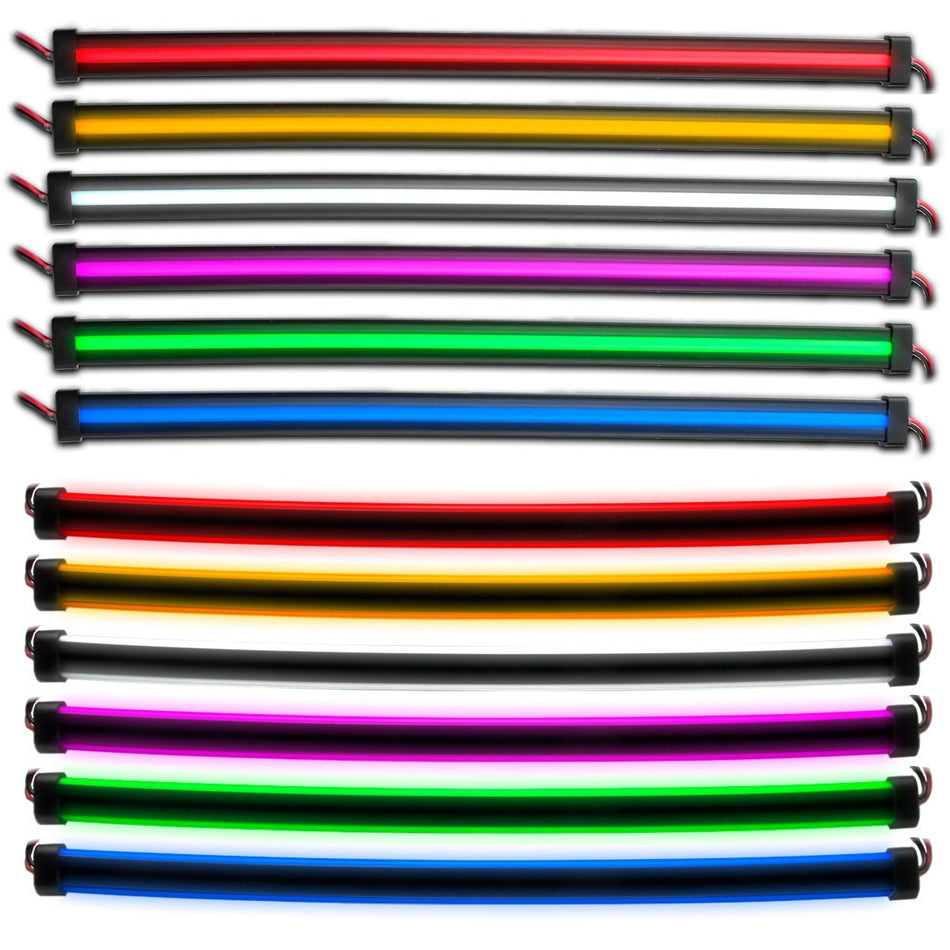 Trux Brand 12", 24" or 48" Glow Strip LEDs (Red, Amber, White, Purple, Green, or Blue)
